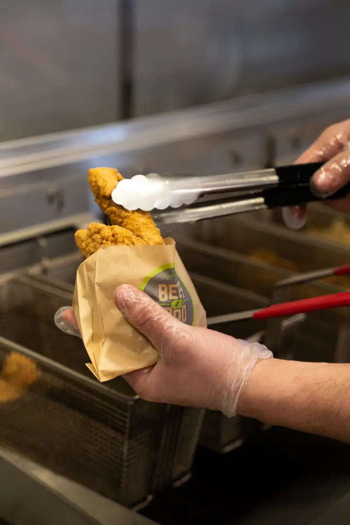 Beef-a-Roo chicken strips